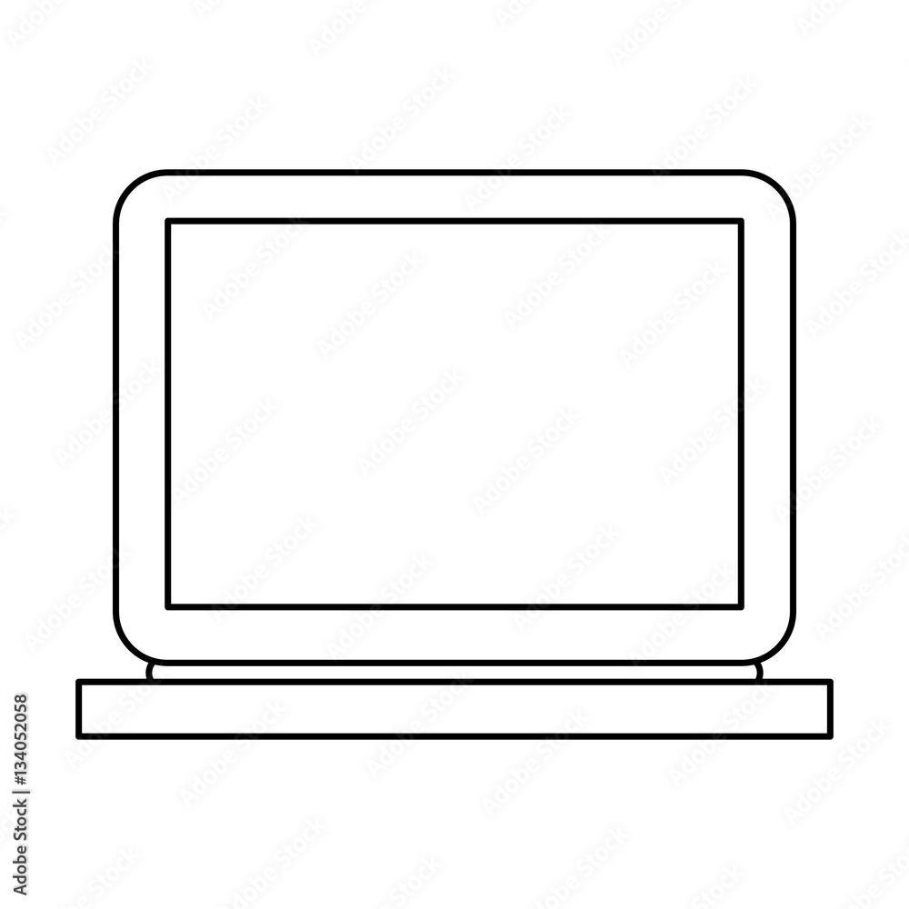 laptop computer isolated icon vector illustration design laptop computer isolated icon vector illustration design
