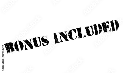 Bonus Included rubber stamp