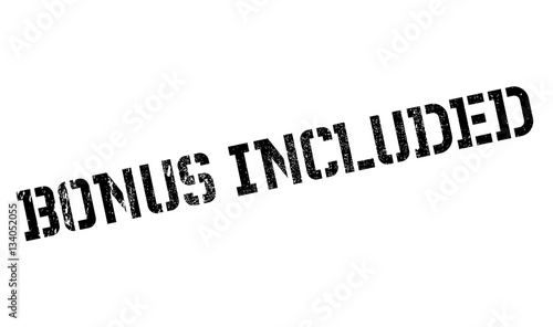 Bonus Included rubber stamp