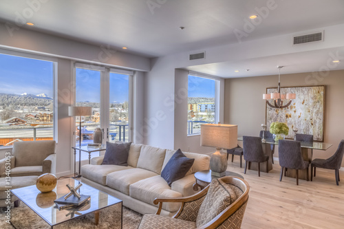 Modern Studio Overlooking the City
