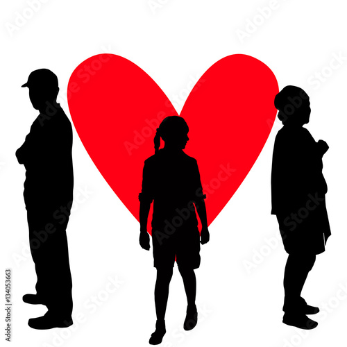Child between Divorced Parents