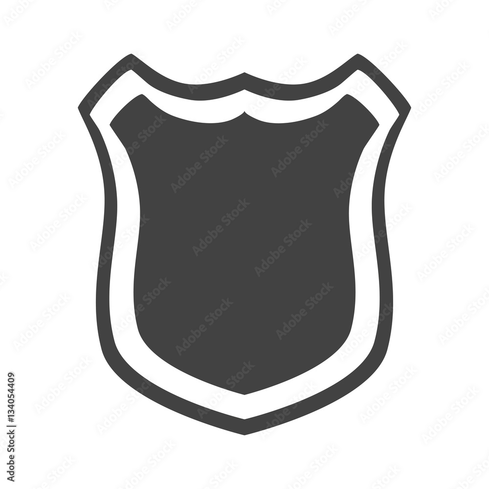 shield protection insignia security vector illustration eps 10