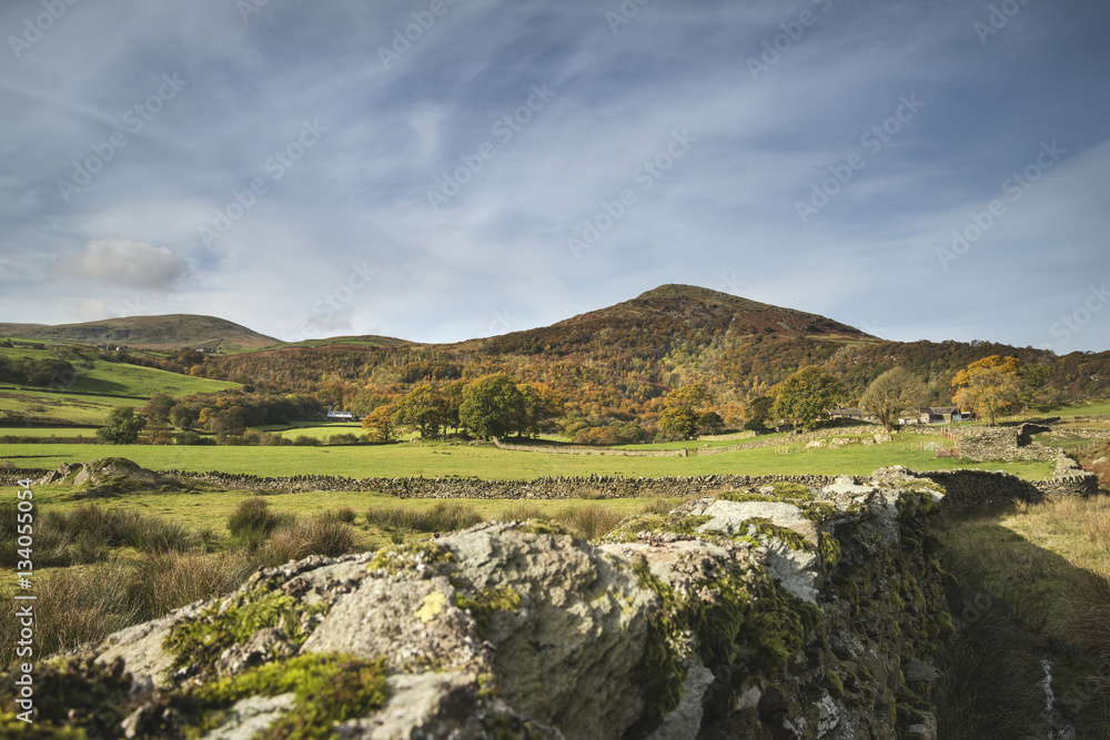 Stunning Autumn Fall landscape image of wide countryside in Lake Stunning Autumn Fall landscape image of wide countryside in Lake