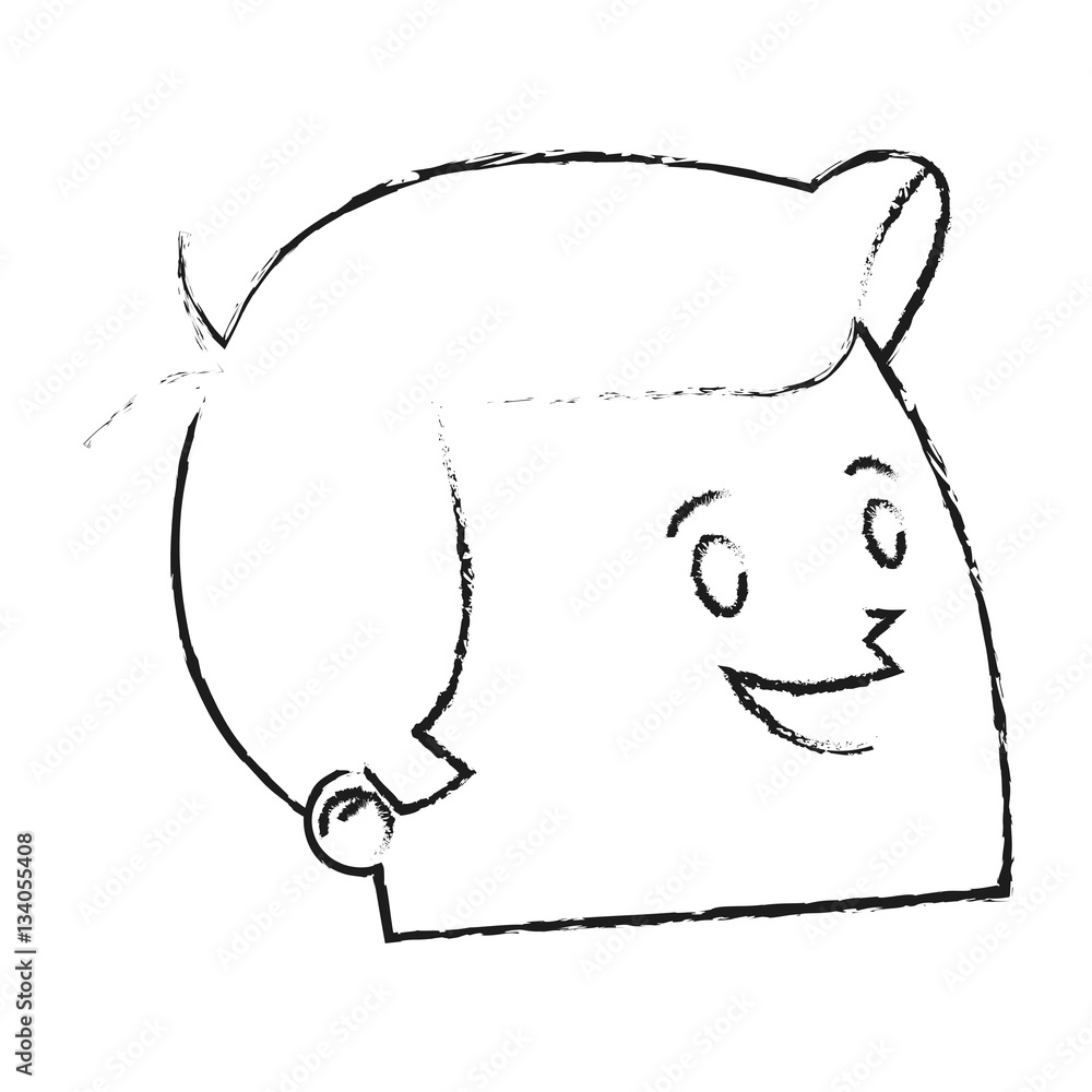 man face cartoon icon over white background. vector illustration man face cartoon icon over white background. vector illustration