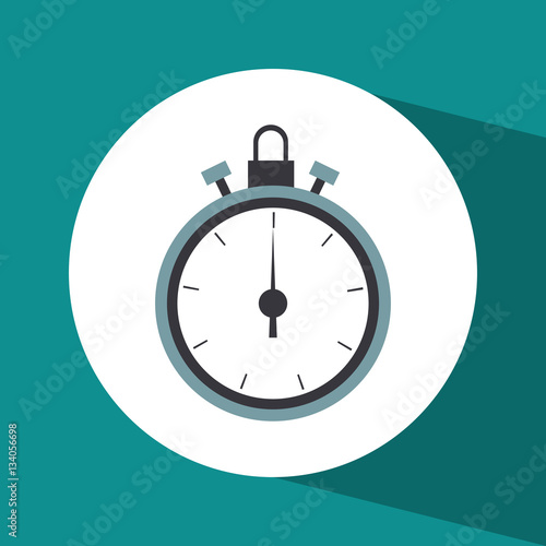 chronometer device icon. colorful design. vector illustration