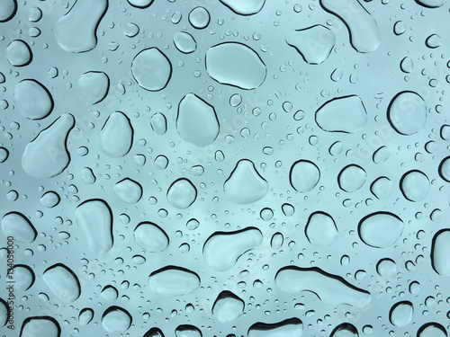 raindrops on window 