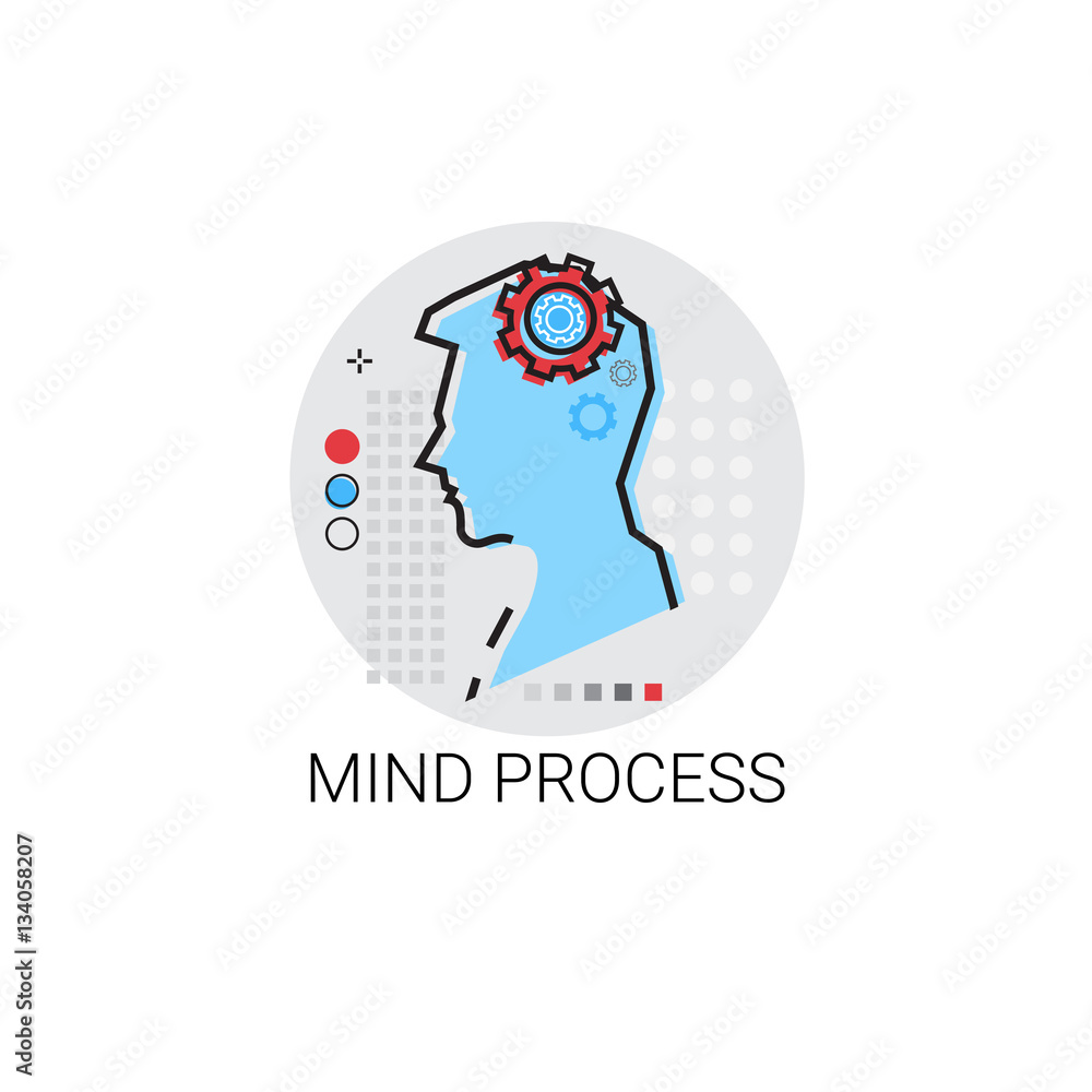 Obraz premium Creativity Think New Idea Inspiration Creative Process Business Icon Vector Illustration
