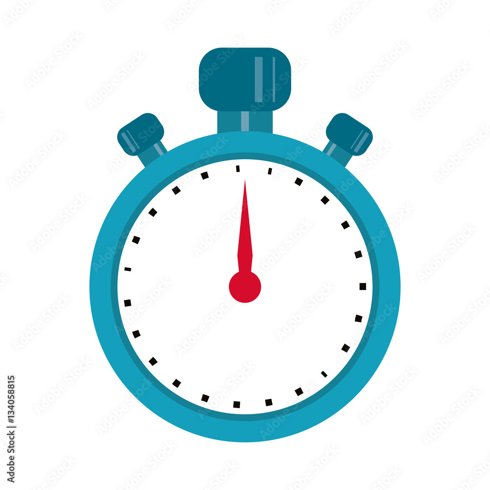 stopwatch chronometer sport equipment vector illustration eps 10