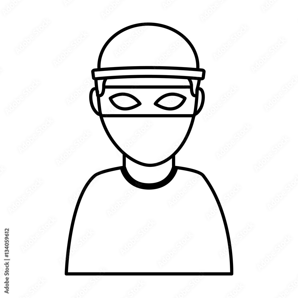 hacker avatar character isolated icon vector illustration design hacker avatar character isolated icon vector illustration design