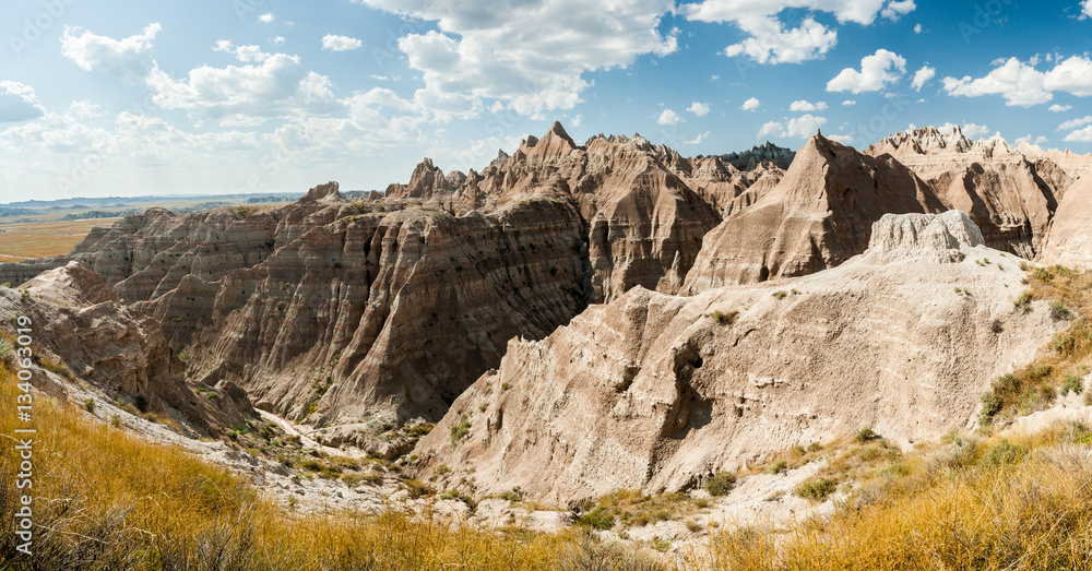 Fototapeta premium Badlands Nat'l Park White River Valley Overlook, SD