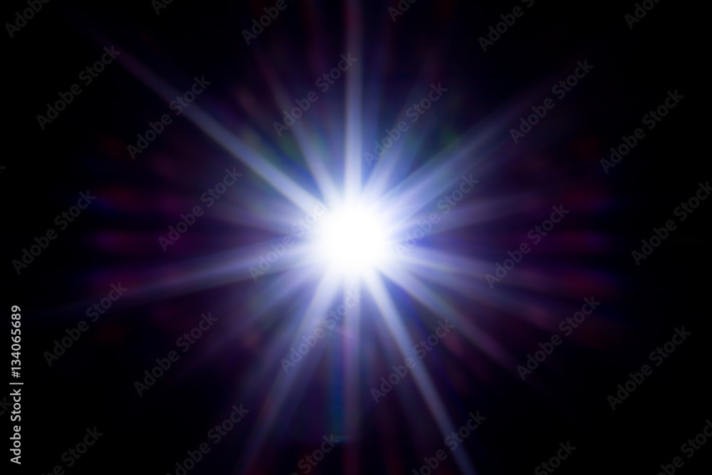 neon Star many rays with scattered spectrum, abstract art, picture light neon Star many rays with scattered spectrum, abstract art, picture light