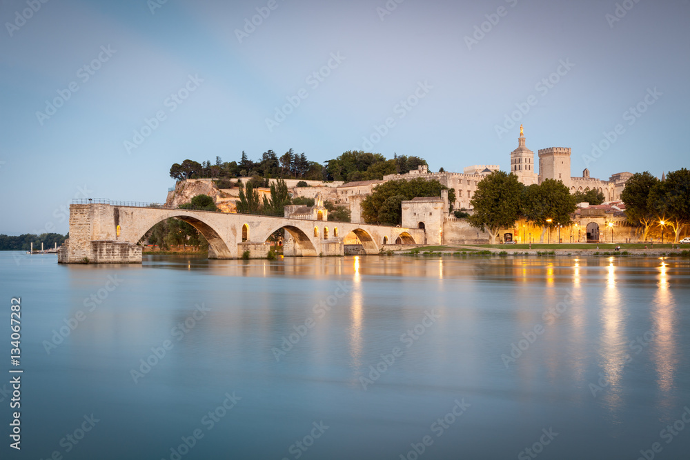 Bridge in Avignon, Provence, France, 2013