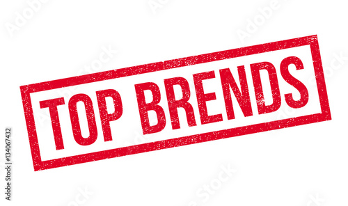 Top Brends rubber stamp. Grunge design with dust scratches. Effects can be easily removed for a clean, crisp look. Color is easily changed.