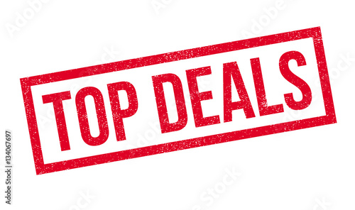 Top Deals rubber stamp. Grunge design with dust scratches. Effects can be easily removed for a clean, crisp look. Color is easily changed.