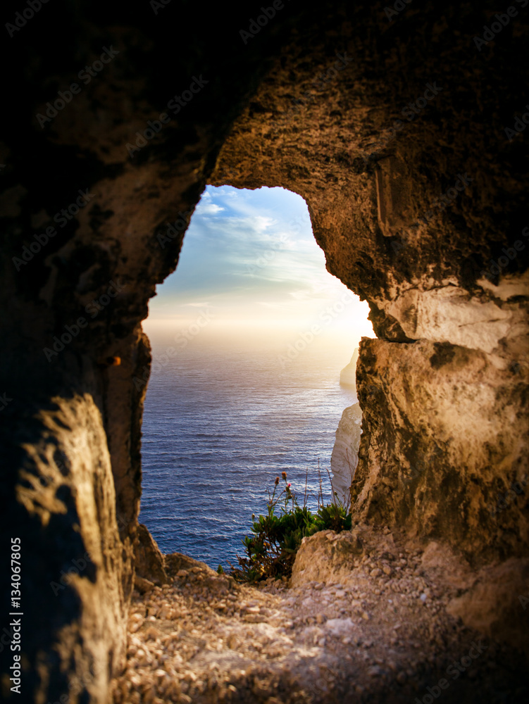 Window in the rock