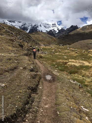 Hiking to Ausangate Peru