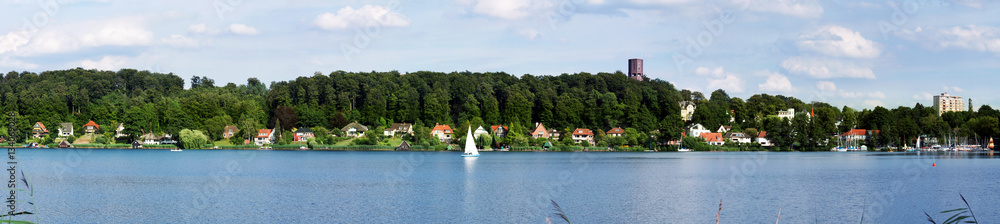 Stadtpanorama Ratzeburg am See mit Wasserturm Stadtpanorama Ratzeburg am See mit Wasserturm