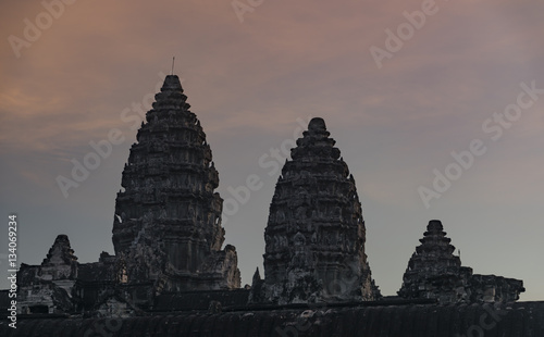 Angkor Wat temple before sunrise