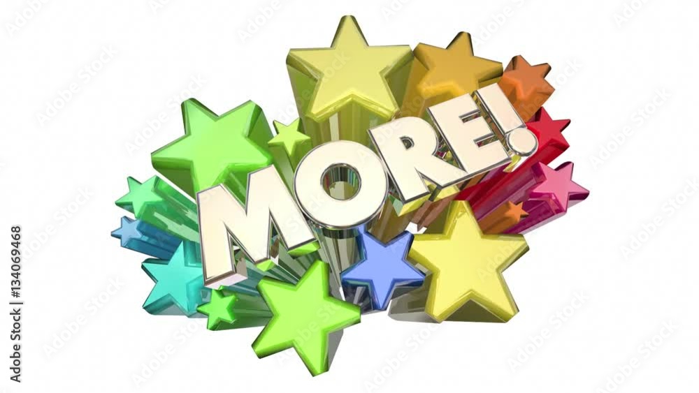 More Bonus Additional Extra Stars Word 3d Animation More Bonus Additional Extra Stars Word 3d Animation