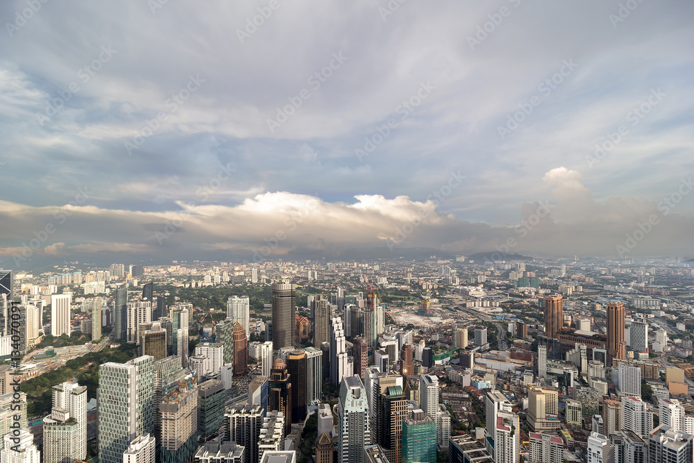 Kuala Lumpur City Aerial View