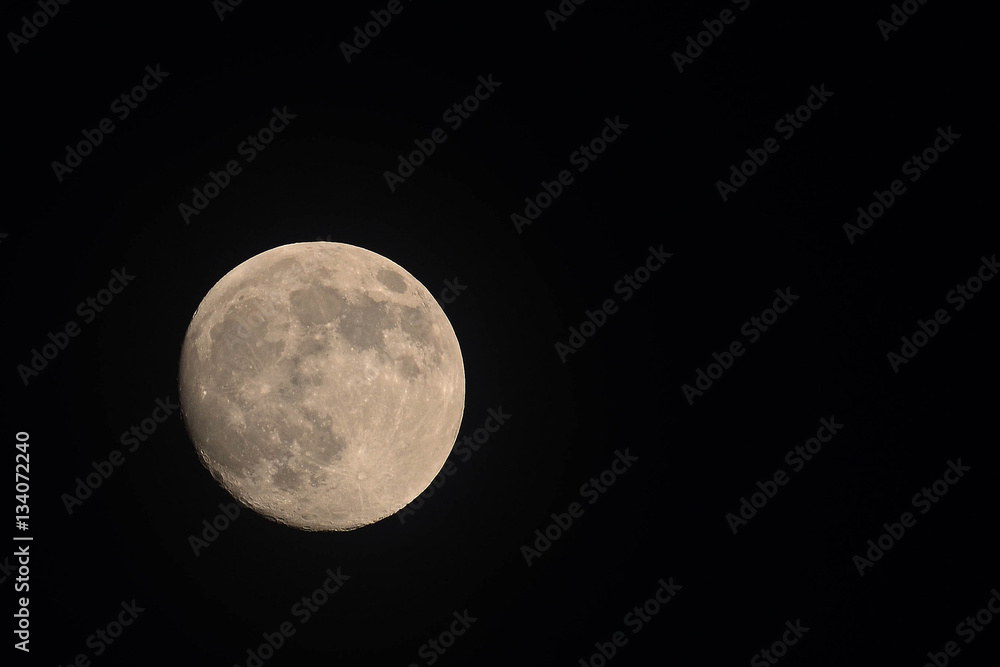 Fototapeta premium Supermoon as seen from the Adirondacks