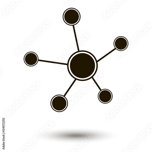 Local network icon vector