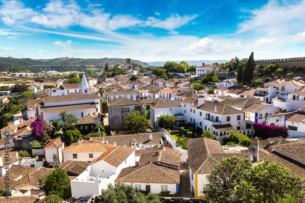 Panoramic view of Obidos