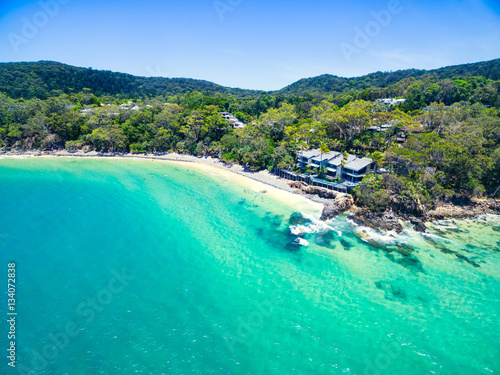 An aerial view of Noosa National Park on Queensland s Sunshine Coast in Australia