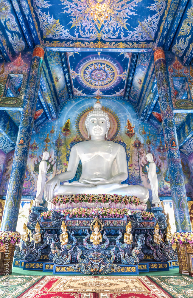 Rong Sua Ten temple, Chiangrai Province, Thailand