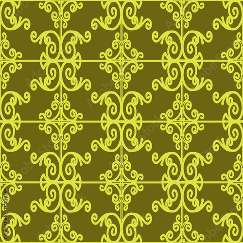 Seamless background with twisted metal bars
