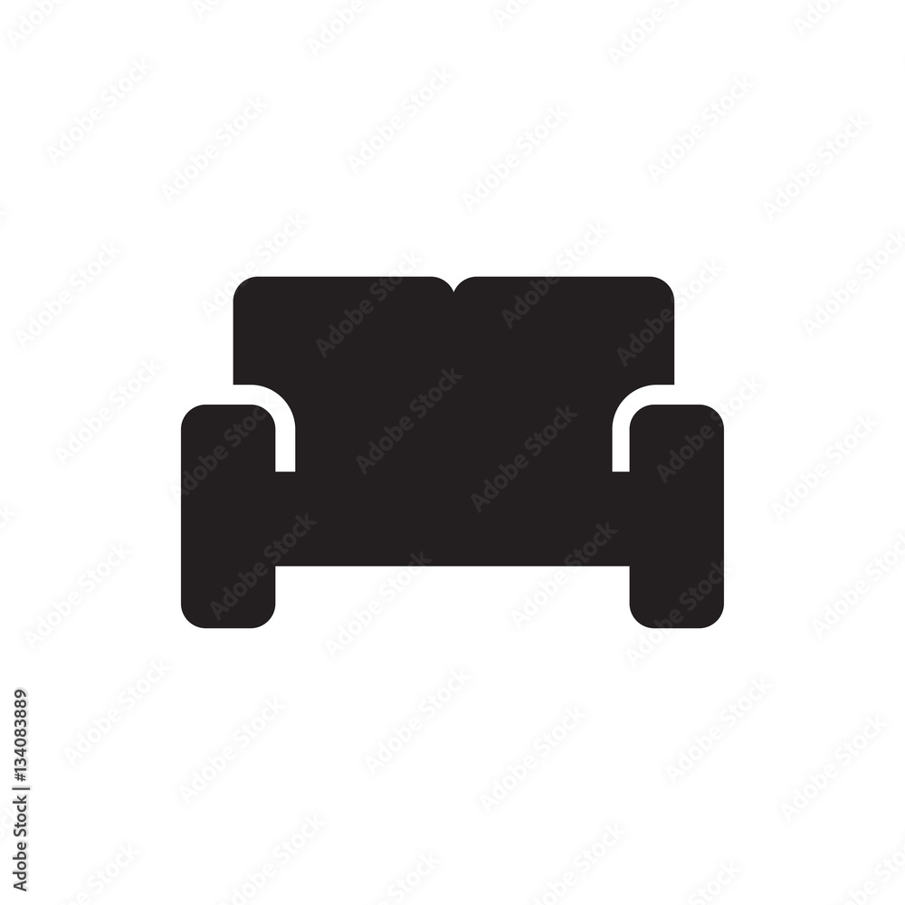 sofa icon illustration sofa icon illustration