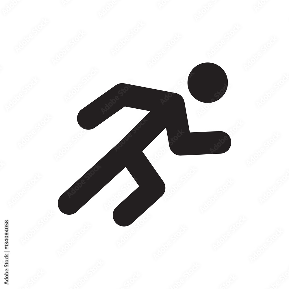 running icon illustration