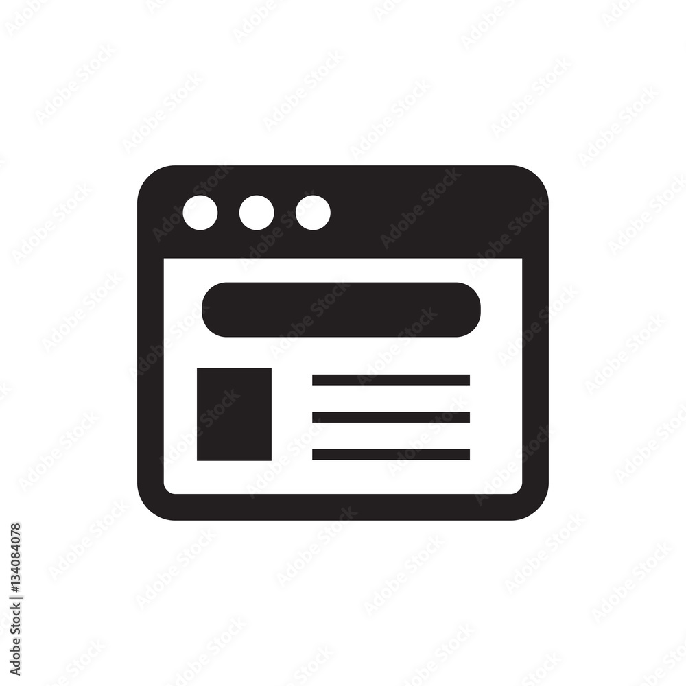 browser icon illustration browser icon illustration