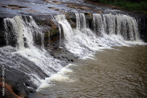 Tat Ton Waterfall in Ubon Ratchathani at Thailand