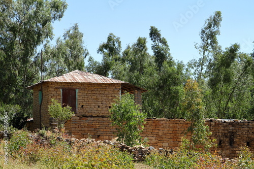 Die Felsenkirche von Wukro Cherkos in Äthiopien photo