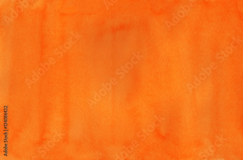 Abstract orange watercolor background