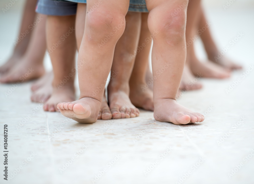 Children feet