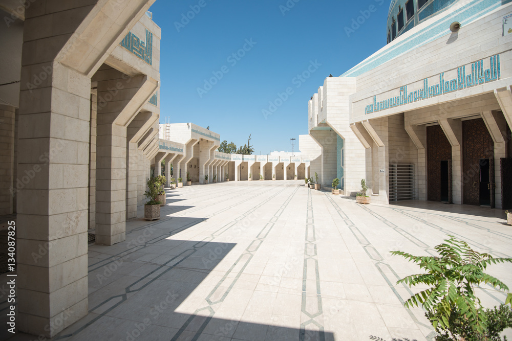 Arabic mosque in Amman Jordan
