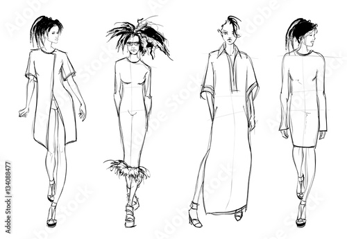 SKETCH. fashion girls