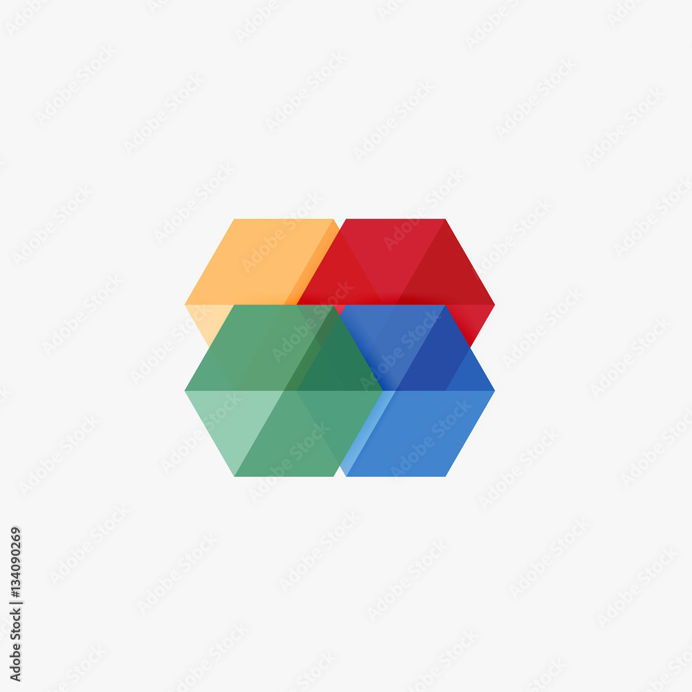 Blank geometric abstract business templates, hexagon layouts Blank geometric abstract business templates, hexagon layouts