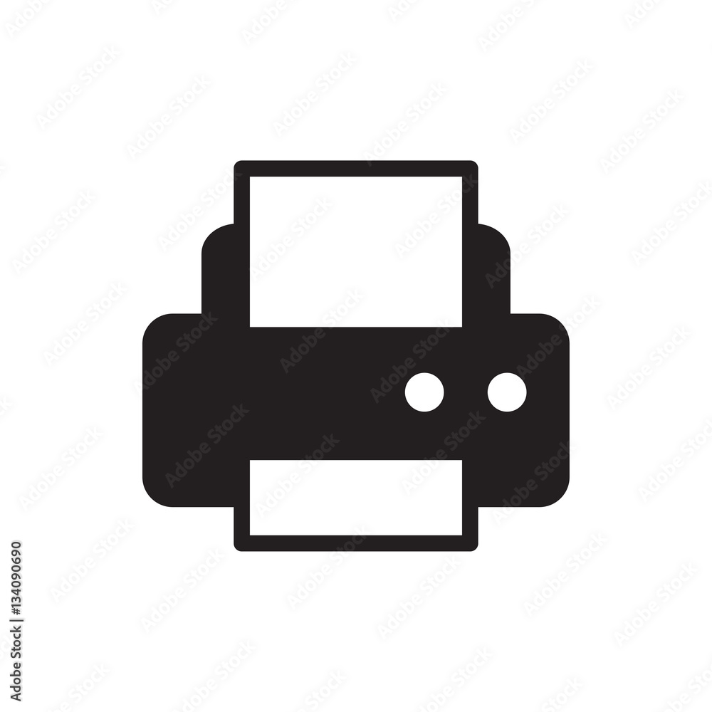 printer icon illustration printer icon illustration