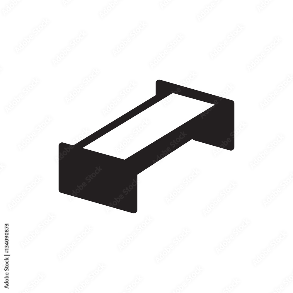 garden bench icon illustration garden bench icon illustration