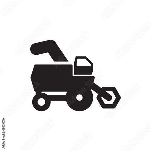 tractor icon illustration