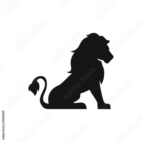 lion icon illustration