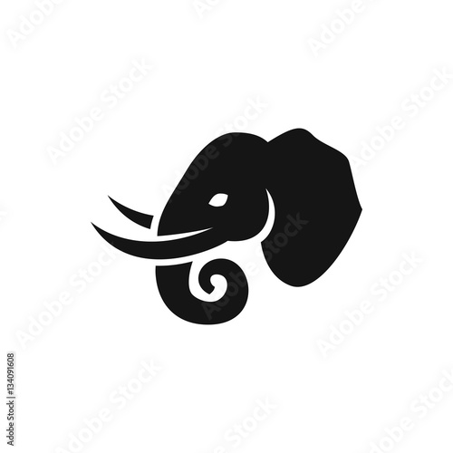 elephant icon illustration