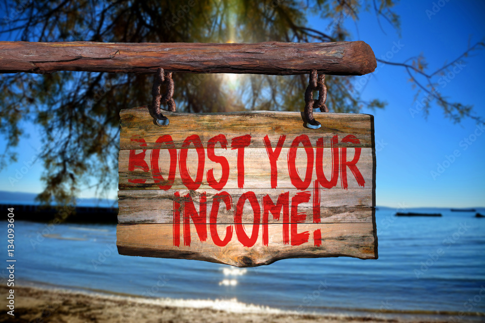 Fototapeta premium Boost your income!