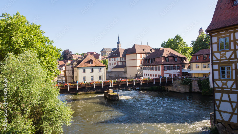 Alte Stadt Bamberg im Sommer