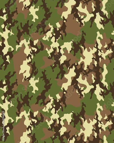 Fashionable camouflage pattern, military print .Seamless illustration