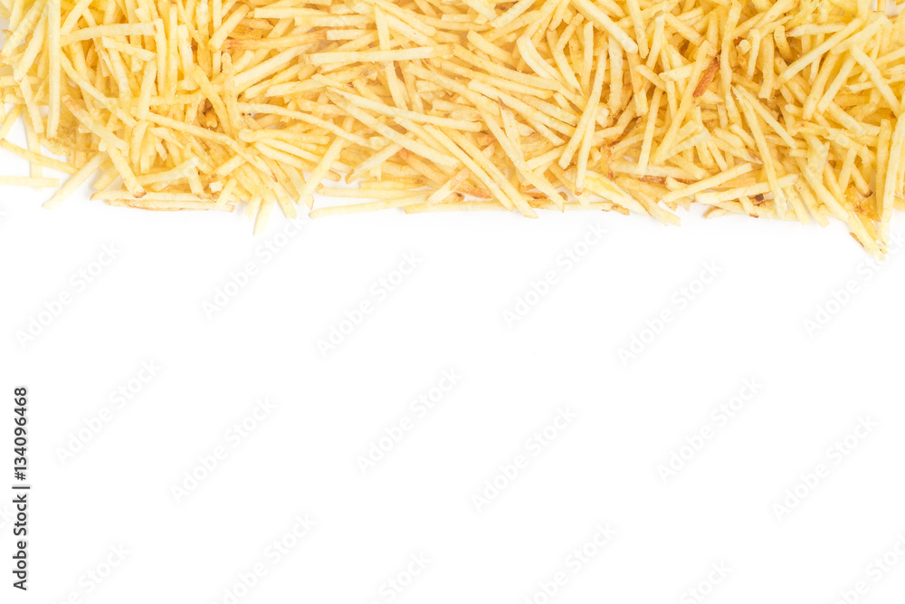 Fototapeta premium Potato Sticks Frame