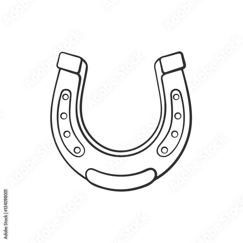 Doodle of horseshoe